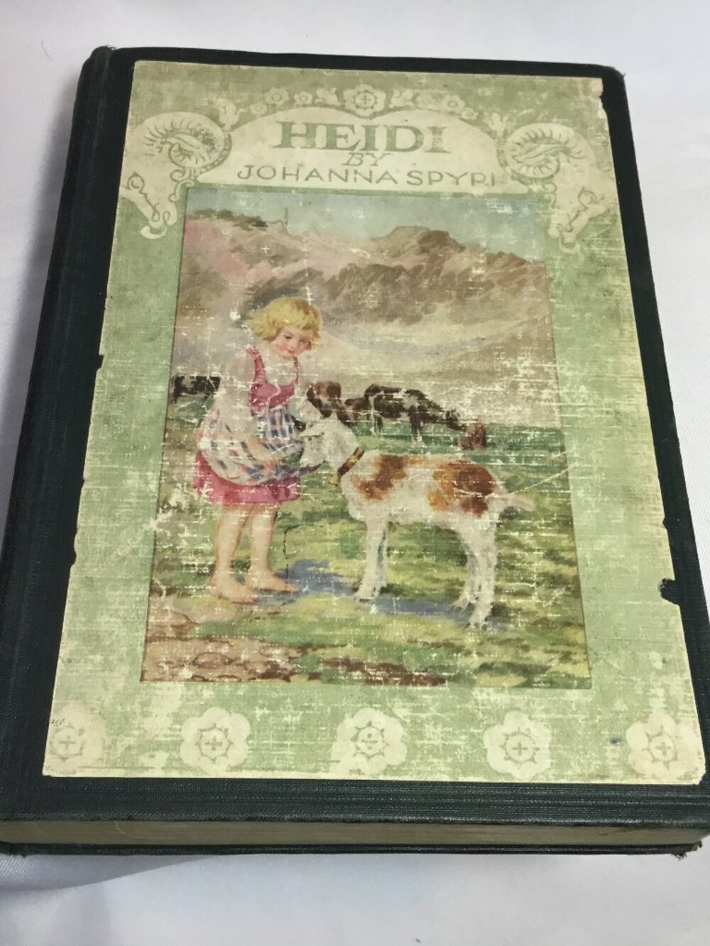 Heidi By Johanna Spyri Illustrated Hardcover M.A. Donohue & Co. Vintage Book